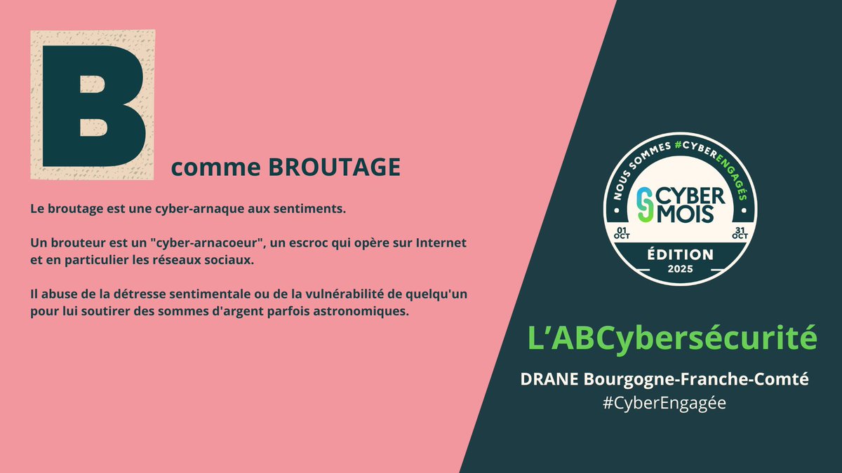 J2: 🔠 B comme BROUTAGE