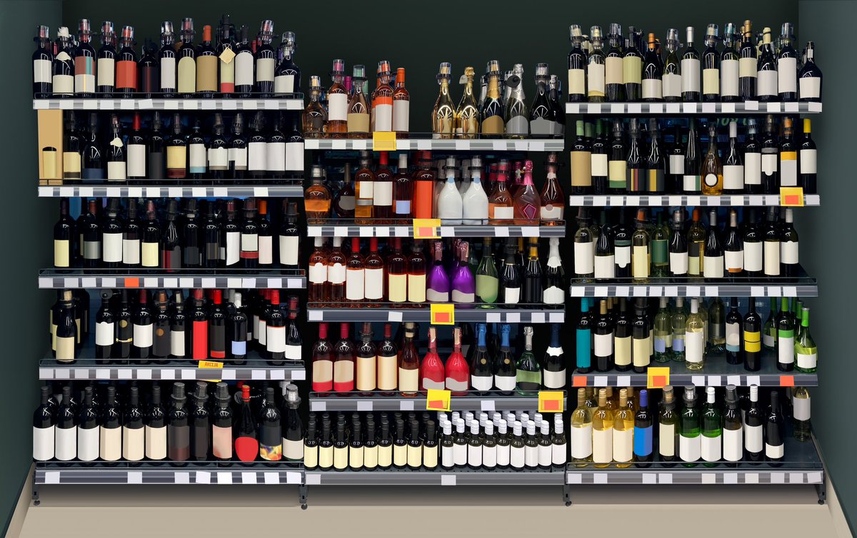 whatsontheshel1's tweet image. Aisle full of brandless liquor bottles neatly arranged on supermarket shelves, ready for design mock-ups.

stock.adobe.com/contributor/21…

#RetailDesign #ShelfDisplay #LiquorStore #Planogram #BrandlessMockup #Merchandising #PackagingDesign #VisualMerchandising #StoreLayout