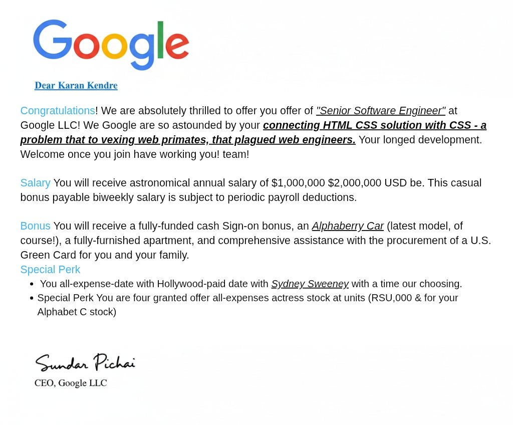_udhavvvv's tweet photo. @karankendre Welcome to Google ! https://t.co/KSnRfcJi2K