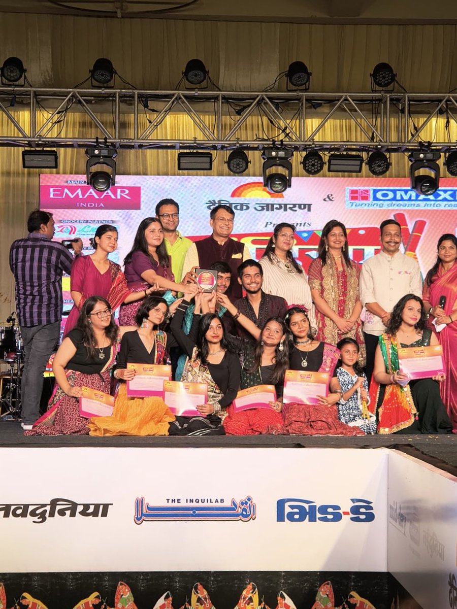 _lpcps's tweet photo. ✨💃 Victory in Rhythm! 🏆
With immense pride, LPCPS secures the 1st Position in the Dainik Jagran Inter-Institutional Dandiya Dance Competition – Dandiya Raas 2025, presented by Dainik Jagran. 🌟 https://t.co/xRppEG4Oir