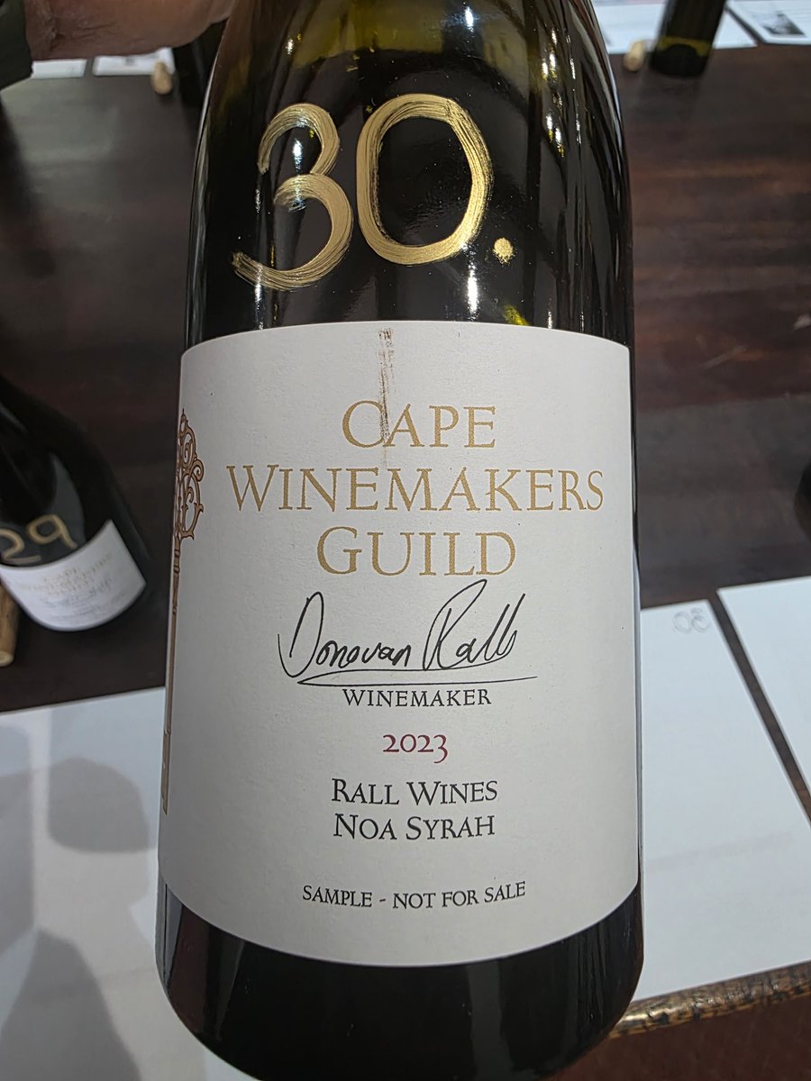 <a href="/CapeWinemakersG/">CapeWinemakersGuild</a> <a href="/SouthernSunGrp/">Southern Sun</a> <a href="/StraussFineWine/">Strauss & Co Fine Wine Auction</a> <a href="/StellWineRoute/">Stellenbosch Wine Routes</a> <a href="/stellenboschcab/">Stellenbosch Cab</a> <a href="/SandtonCity/">Sandton City</a> <a href="/SandtonCentral/">Sandton Central</a> <a href="/ErnieEls_Golf/">Ernie Els</a> <a href="/TheBig_Easy/">Ernie Els</a> <a href="/ernieelswines/">Louis Strydom</a> <a href="/boschkloofwines/">Boschkloof Wines</a> <a href="/RKershawWines/">KershawWines</a> <a href="/winesofelgin/">winesofelgin</a> <a href="/chardonnaysouth/">Chardonnay Association of South Africa</a> <a href="/DewaldtHeyns/">Dewaldt Heyns</a> <a href="/Swartland/">Swartland Wine & Olive Route</a> <a href="/Shiraz_SA/">Shiraz_SA</a> <a href="/Savagewines/">Savage</a> Cape Winemakers Guild 

Donovan Rall

Rall Wines Noa Swartland Syrah 2023

The 'Seductive Siren'

Noa: The Swartland Seductress. 🔥 Scored a monumental MC98, this Syrah is a masterclass in complexity, channelling the seductive perfume of the Northern Rhône with the profound depth