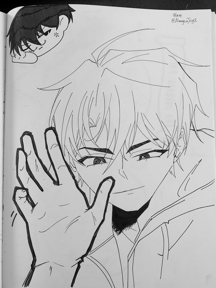 AlwaysaJoy2's tweet photo. #Inktober2025 day 2 - wave

Qin Joy waves his hand in front of You Huo to see if he is awake.

(Yeah, he is awake)

#youhuo #qinjiu #qggk #GlobalExamination https://t.co/qjC02f8r5j
