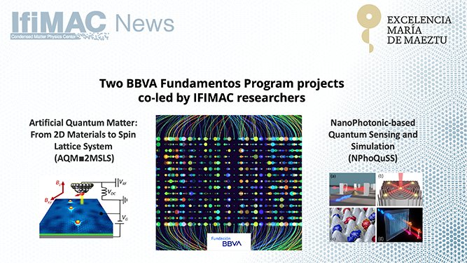 ifimacuam's tweet photo. 🎉Two research teams received grants from the BBVA Foundation #Fundamentos Program. The program received 633 applications and awarded 12 grants total across five scientific disciplines. Congrats!
https://t.co/yDmrvMv9Ni https://t.co/oRXZNTluAw