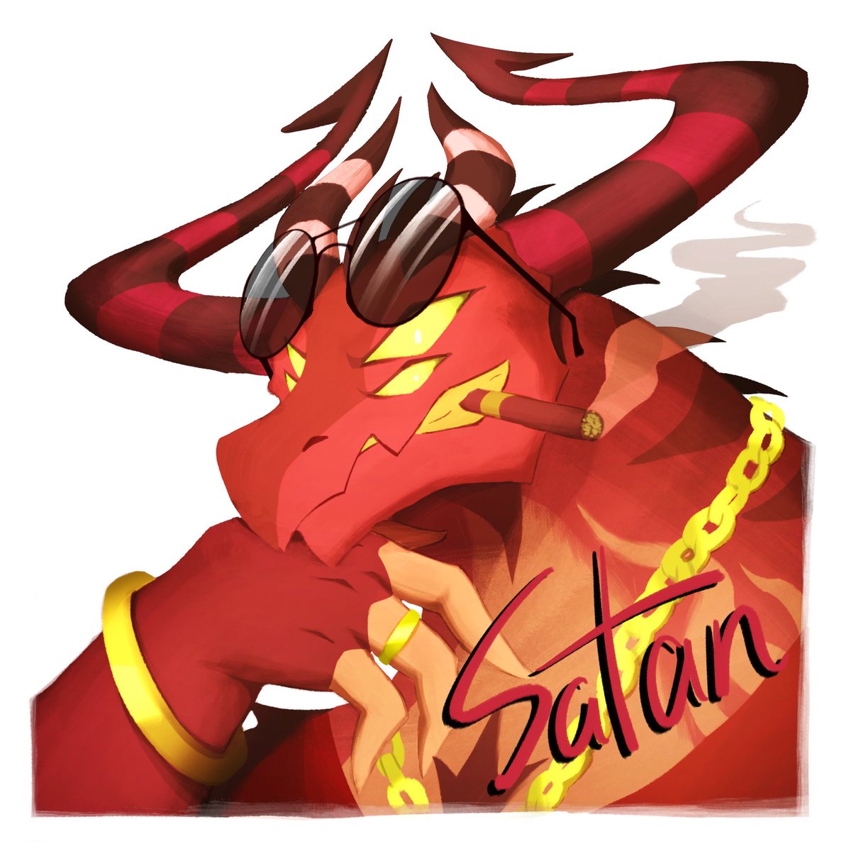 AoFrostblaze's tweet photo. Hi, my old friends! My previous account was locked for some reason, I might give up on my old account, and this is my new account now. I'll move all my previous works here. Thank you all!! 🫂🫂🫂
@SatansWrathful @YogirtIsPatient
#HelluvaBoss #Satan #Yogirt #HelluvaBossFanart https://t.co/4XmfgAePTG
