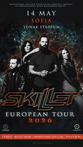 RockLiveBgcom's tweet photo. БИЛЕТИТЕ ЗА SKILLET СА ВЕЧЕ В ПРОДАЖБА https://t.co/Pomz4UFJfT https://t.co/qKaZGhdErM