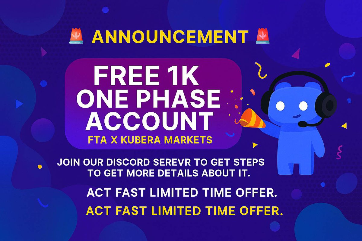 🚨 FREE 1K ACCOUNT 🚨
🎉 ONE PHASE ACCOUNT 🎉

FOLLOW THE STEPS ⬇️
1️⃣ Follow <a href="/FtaBlacklabel/">Black Label | FTA Founder</a>
2️⃣ Like + Retweet 
3️⃣ Join &amp; Open Ticket 👉 discord.gg/9gzEEcSqe9

⚡ Limited Time Offer!