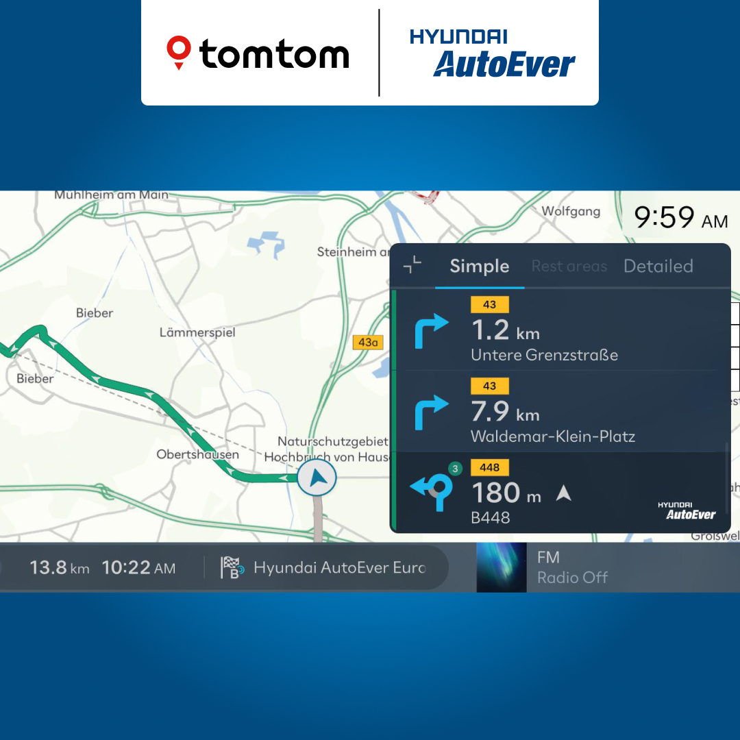 TomTom (@tomtom) on Twitter photo We’re expanding our partnership with Hyundai AutoEver to bring real-time traffic and our latest speed camera service to millions of Hyundai Motor Group vehicles across Europe.
Smarter routes, safer drives and more confidence behind the wheel — all powered by TomTom.
Learn more We’re expanding our partnership with Hyundai AutoEver to bring real-time traffic and our latest speed camera service to millions of Hyundai Motor Group vehicles across Europe.
Smarter routes, safer drives and more confidence behind the wheel — all powered by TomTom.
Learn more