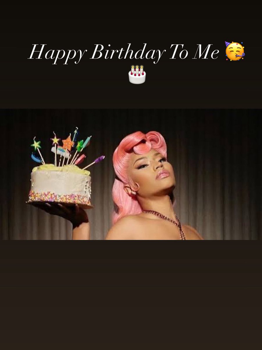Kadarian63's tweet photo. Happy Birthday To Me 🥳🎂🩷🎀 @NICKIMINAJ https://t.co/L8aUYulrHO