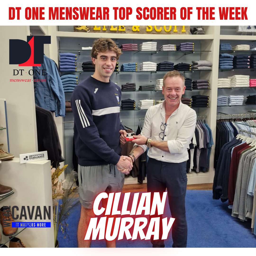 We Are Cavan (@wearecavan) on Twitter photo Another DT One Top Scorer of the Week, Cillian Murray of <a href="/SwanlinbarGAA/">Swanlinbar GAA Club</a>! Another DT One Top Scorer of the Week, Cillian Murray of <a href="/SwanlinbarGAA/">Swanlinbar GAA Club</a>!