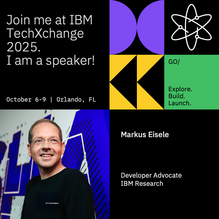 Ready to level up your #Java + #AI skills? #IBMTechXchange 2025 is the event to explore, build and launch your next big idea.
Register now: ibm.biz/BdnFVJ and ping me so we can chat onsite! 

<a href="/IBM/">IBM</a> <a href="/IBMResearch/">IBM Research</a> <a href="/IBMDeveloper/">IBM Developer</a>