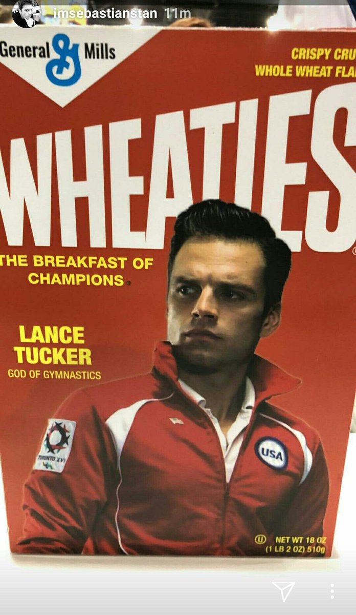 if i had a nickel for every time sebastian stan was on a wheaties box i'd have two nickels, which isn't a lot but it's weird that it happened twice