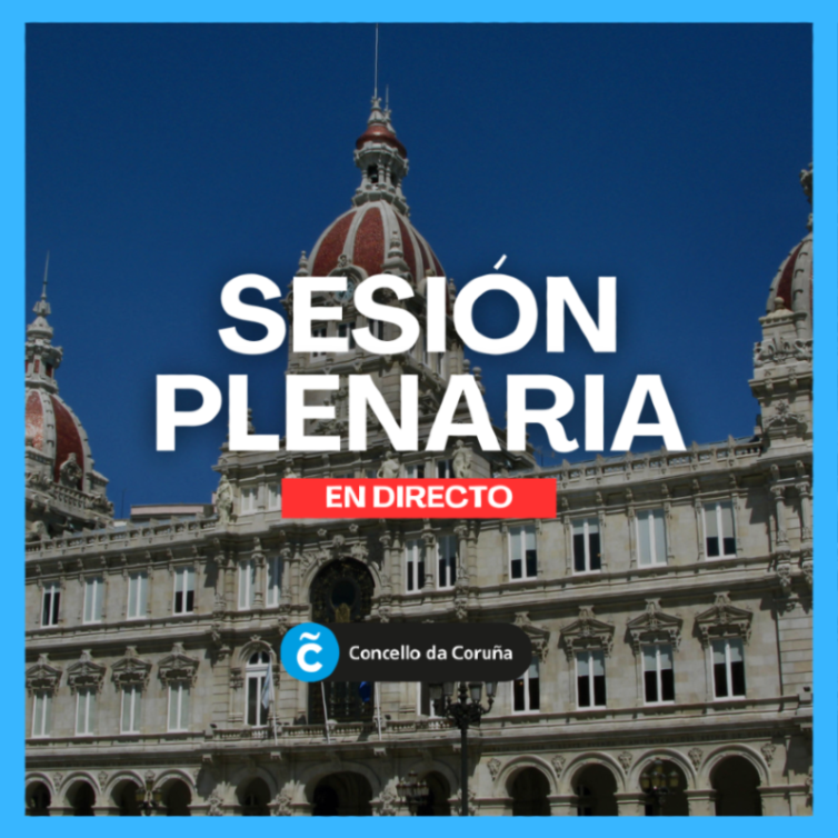 👋 Bos días, A Coruña!

🗓️ Hoxe celébrase o pleno ordinario do mes de outubro do Concello da Coruña

📹 A partir das 10.00 horas, poderás seguilo en directo aquí: i.gal/plenocoruna