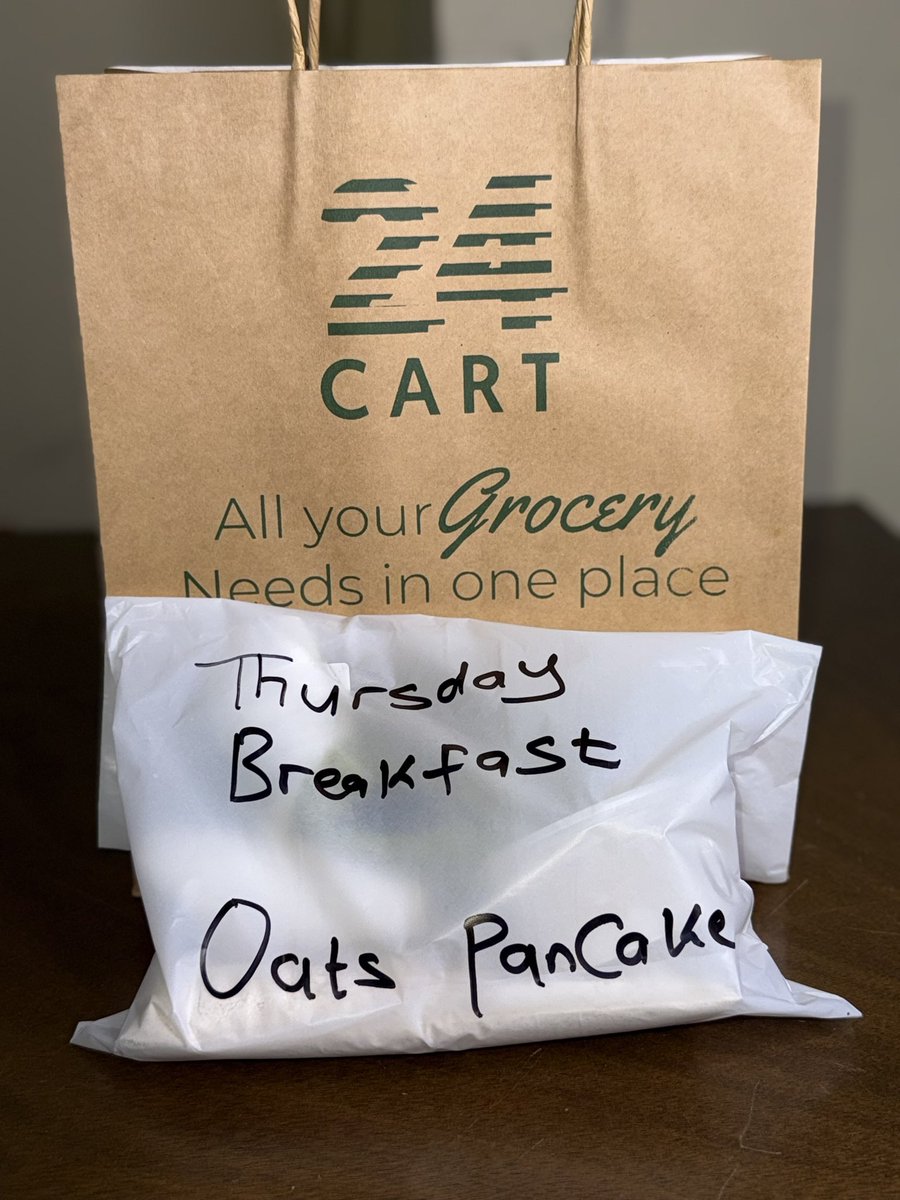 use24cart's tweet photo. Thursday mornings call for something light, fluffy, and filling Oats Pancake for breakfast 

Healthy never tasted this good! 

Order your meal kits today on 24Cart 🚀🛒 https://t.co/wXwUfIOvYs
