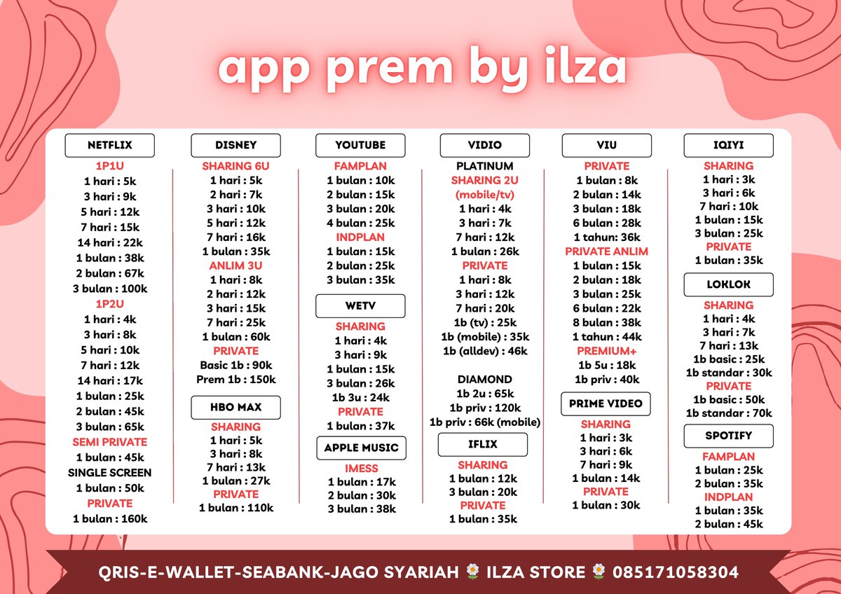 storeby_ilza's tweet photo. Update harga app prem https://t.co/O1xWE1PyX5