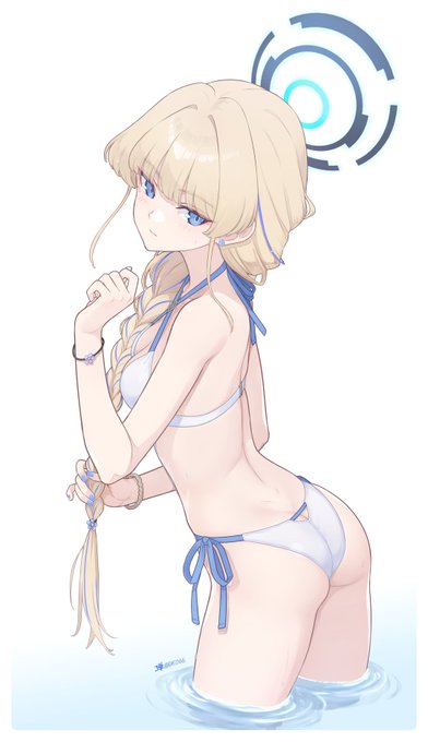 #夏が終わりそうだし今年描いた水着絵を貼ろう
水着トキ💦 