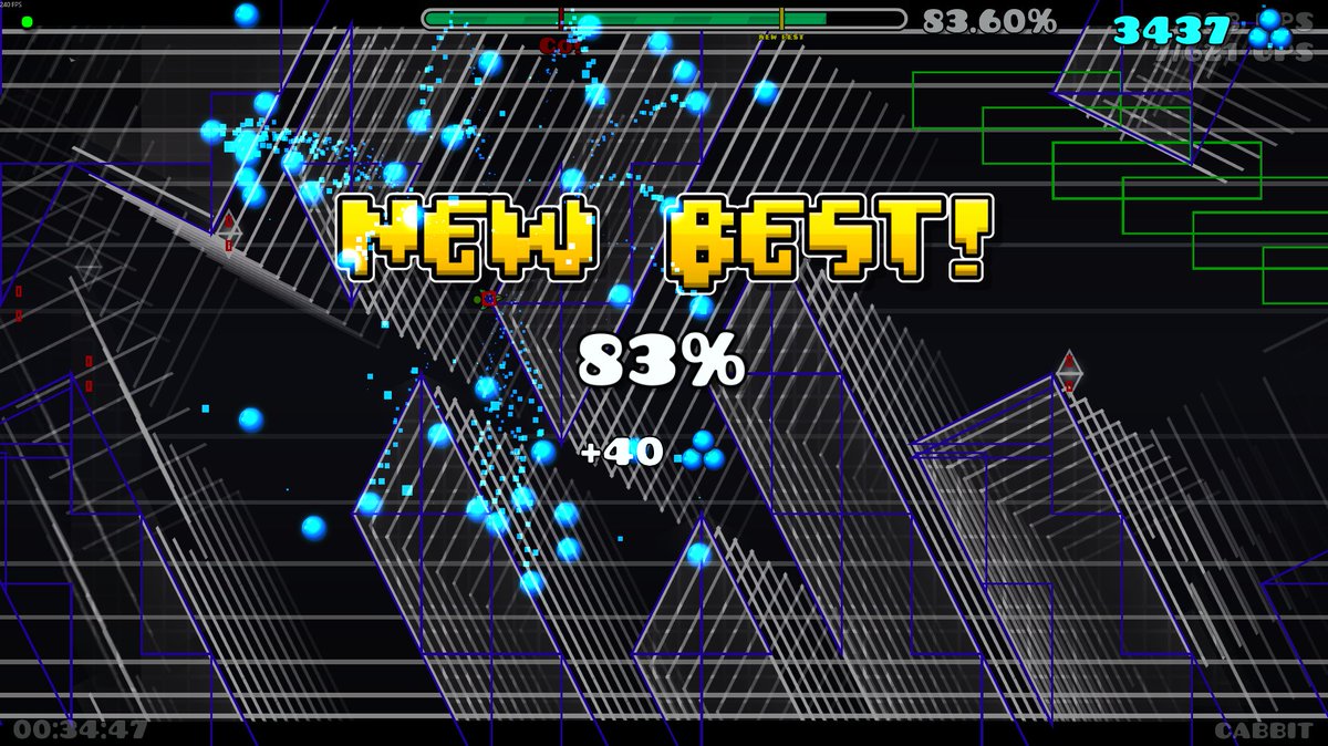 JaidenCabbit's tweet photo. died to the last hard thing in the level https://t.co/i1DAKQhRMd