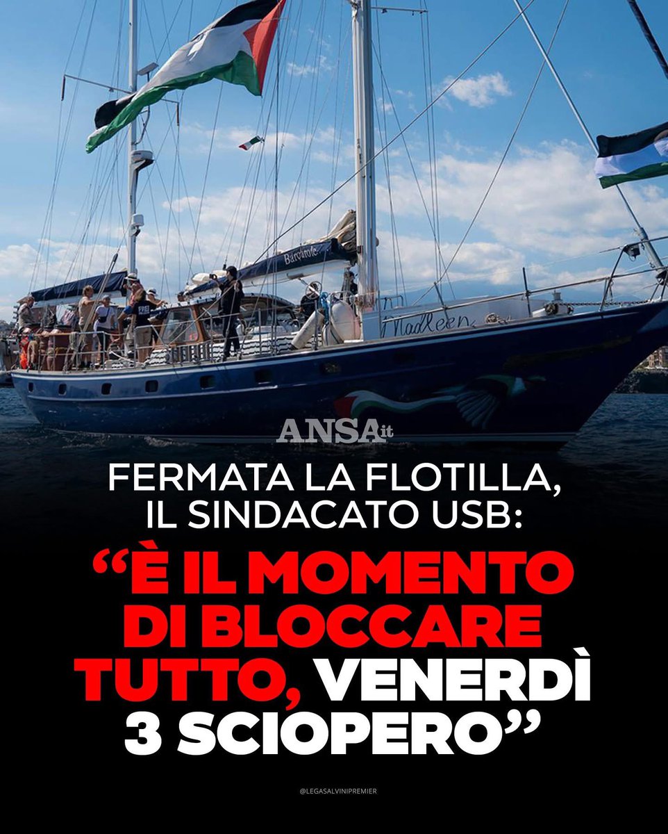 🚨 Non esiste il diritto al caos 🚨

🪧 Lo sciopero a sorpresa non è una bandiera politica da sventolare sulla pelle di chi viaggia e lavora. Se qualcuno pensa di bloccare strade, treni o porti fuori dalle regole, dovrà assumersene tutte le conseguenze ⚖️