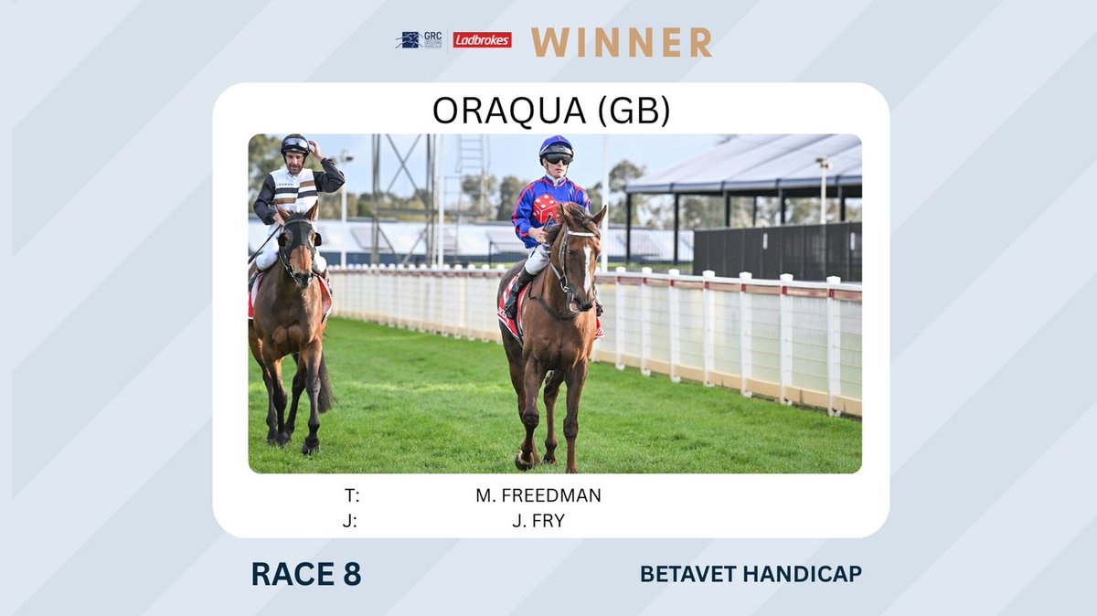 Winners race 5-8 Ladbrokes Geelong