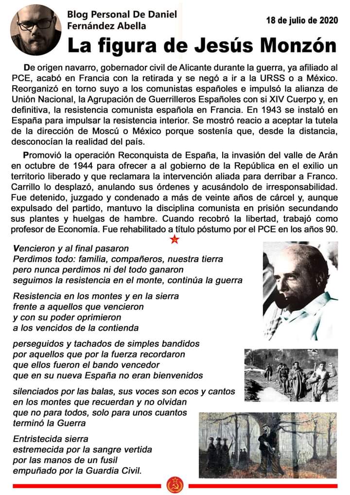 El 2 de octubre de 1944 comenzó la denominada “Operación Reconquista”, la invasión del maquis, la guerrilla antifranquista.