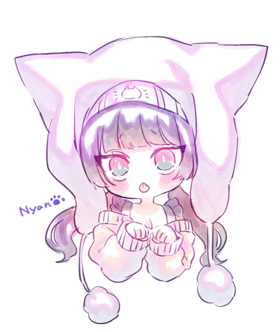 猫耳帽子ちゃん #創作 #オリジナル