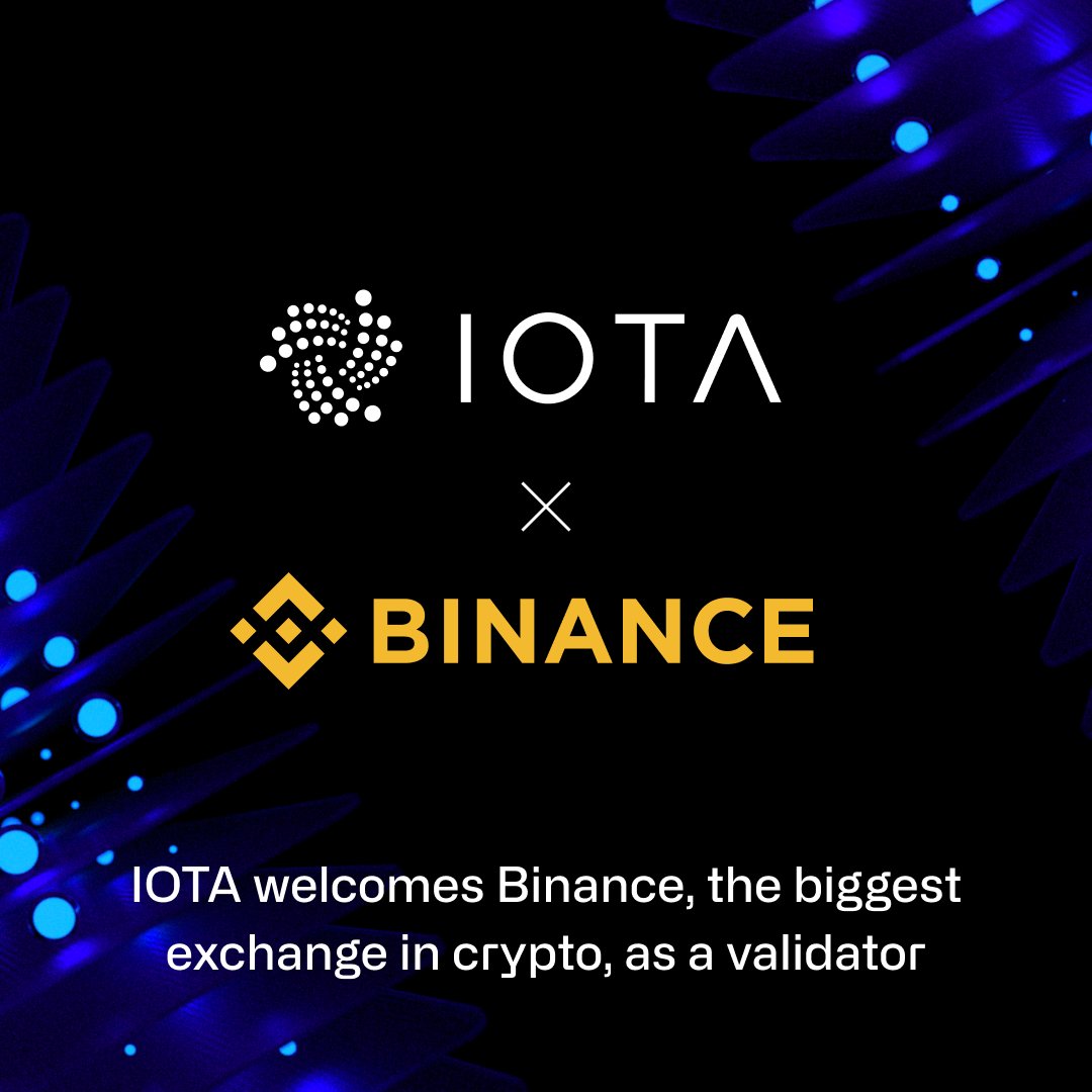 iota's tweet image. IOTA welcomes the biggest exchange in crypto as it joins the network as a validator. 🤝 

Make sure to check the @binance Simple Earn campaign: binance.com/en/support/ann…
