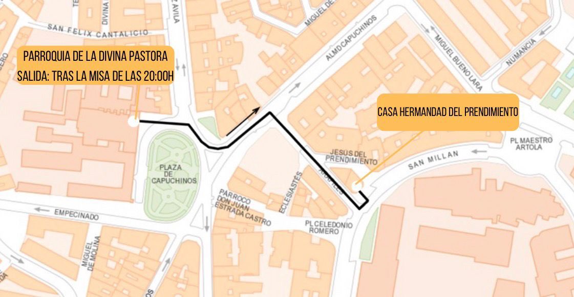 - Traslado Virgen del Gran Perdón
⏱️ Tras misa de las 20h
📍 Iglesia de la Divina Pastora
#CofradíasMLG