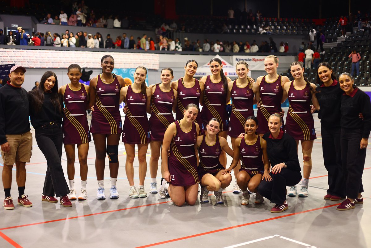 Maties Sport (@matiessport) on Twitter photo What an incredible 2025 Varsity Netball season it’s been! Maties Netball showcased spirit, determination, and unity throughout the tournament 🙌
A heartfelt thank you to our coaching staff and management 🫶 What an incredible 2025 Varsity Netball season it’s been! Maties Netball showcased spirit, determination, and unity throughout the tournament 🙌
A heartfelt thank you to our coaching staff and management 🫶
