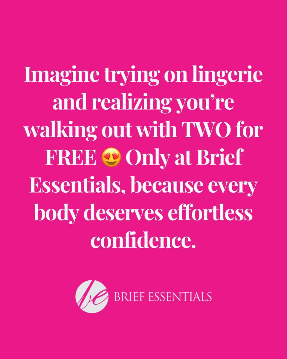 briefessentials's tweet image. Who says treats are over? 😍 Walk into our store, pick ANY 2 lingerie pieces for FREE + enjoy FREE fittings.💕

Shop online at briefessentials.com for a special discount 🛍️

#briefessentials