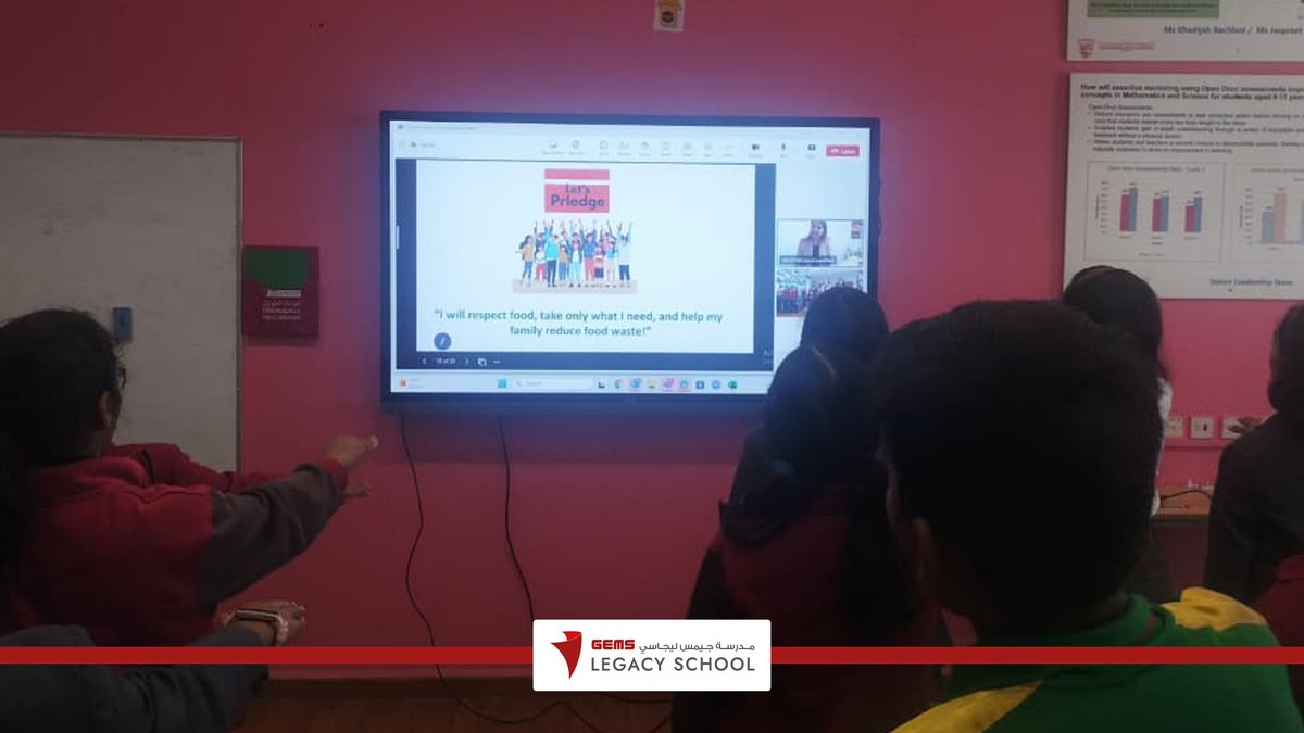 We were delighted to host Ms. Lara Salloum, Food Safety &amp; Sustainability Manager, who shared her expertise with our Grade 5 learners. Her session on food loss and sustainability sparked critical thinking and awareness among our students.
#GEMSLegacySchool #GEMSEducation #KHDA