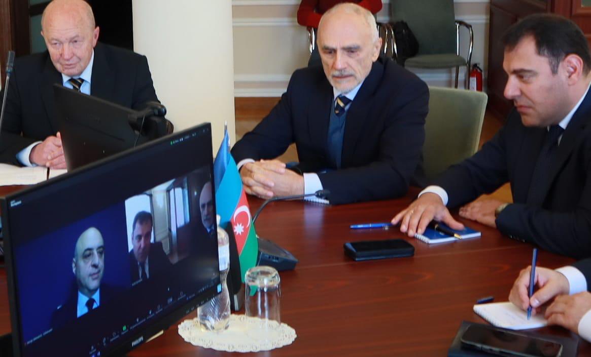 SMardaliyev's tweet image. Attended the Council of Permanent Representatives of GUAM Member States 🇦🇿🇺🇦🇬🇪🇲🇩. Elaborated on current stay of play in our important cooperation within GUAM. Reiterated Azerbaijan’s commitment to @GUAMSecretariat &amp;amp; readiness to contribute to the cooperation among Member States.