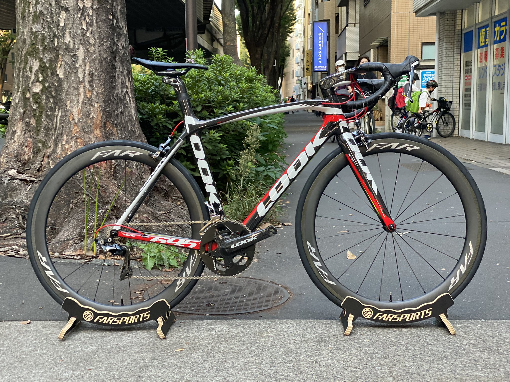 T*K様 Farsports リア40mm のみカーボンスポーク　ワイドリム　シ FARSPORTS