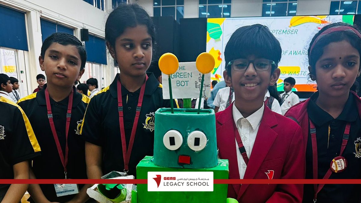 Little Minds, BIG Solutions! 🌍💡 On Int’l Day of Awareness of Food Loss &amp; Waste, our Grade 1–5 changemakers wowed us with eco-innovations—from solar food preservers to banana-fiber threads. Every bite counts, every idea matters!
#GEMSLegacySchool #GEMSEducation #KHDA