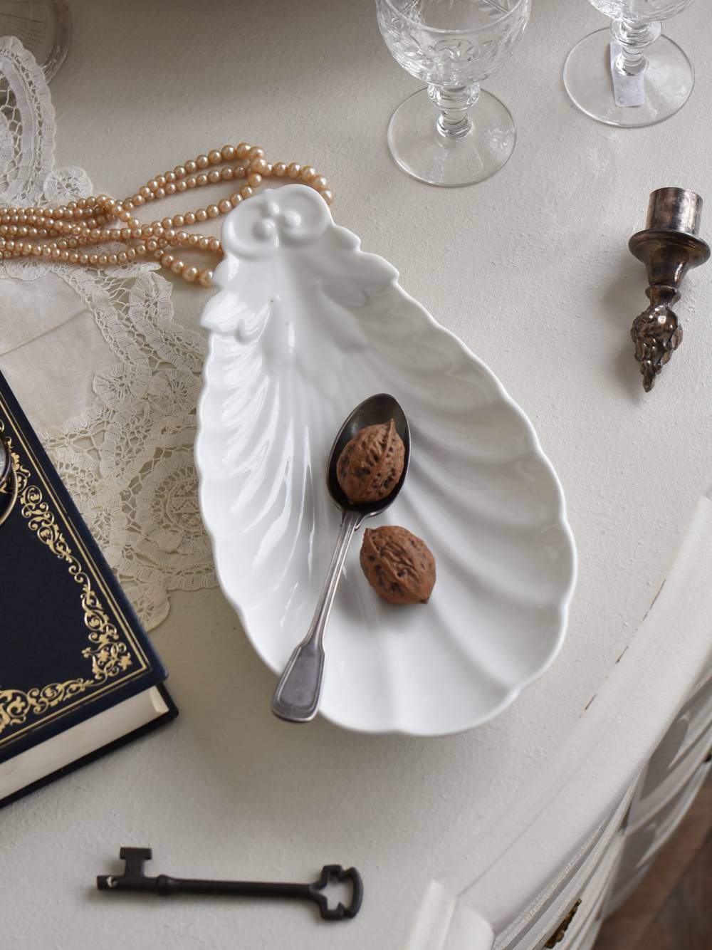 アンティーク　シェル　ラヴィエ　A France Antique シェル型ラヴィエ(数量4) | Antique & Brocan