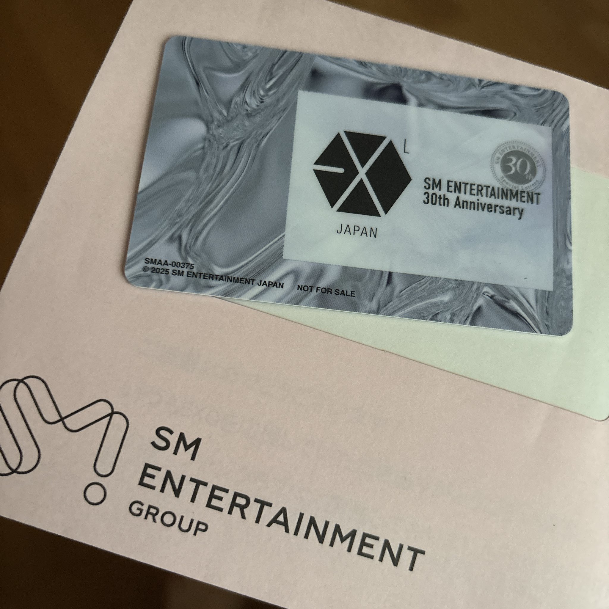 EXO カイ SM 30周年 抽選会トレカ