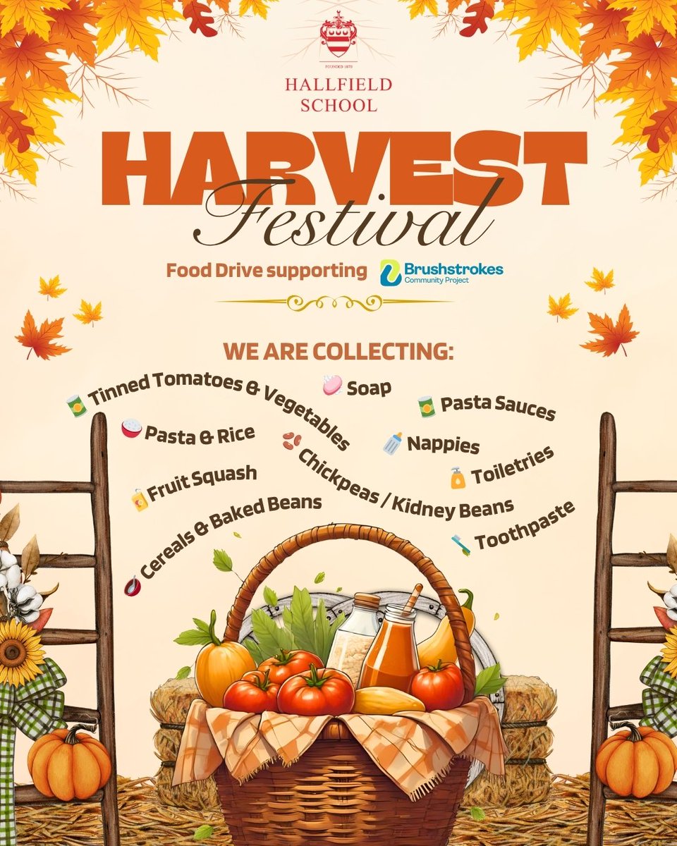Harvest is here and so is the chance to share kindness! 🍂

We’re joining forces with St George’s Church to support Brushstrokes, a community project helping asylum seekers, refugees &amp; migrants in Sandwell.

💛 We welcome donations of non-perishable food items, toiletries and