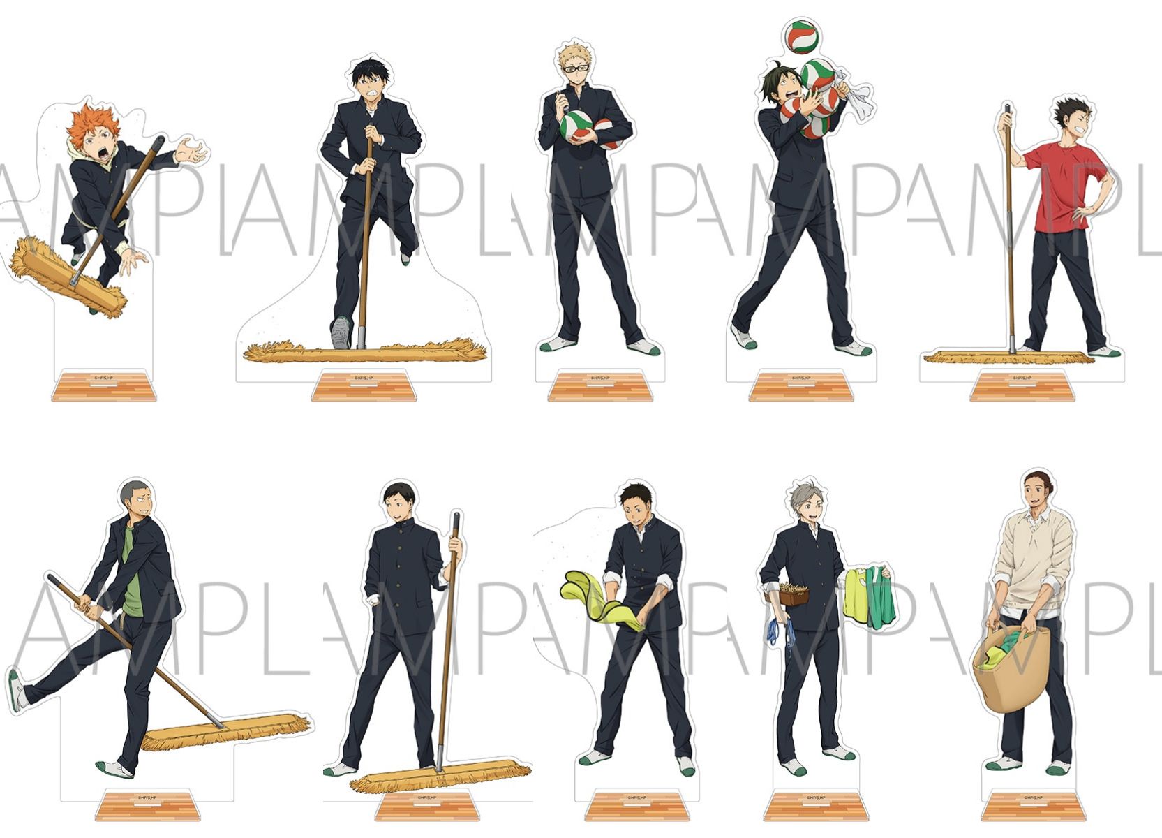 ハイキューまとめ売り即決前にご連絡ください ハイキュー!! カード（制作現場風ミニキャラ） 黒尾鉄朗 – IG