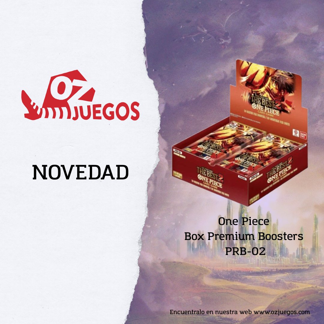Esta semana llega a Oz juegos PRB 02 consiguelo en ozjuegos.com/producto/one-p…