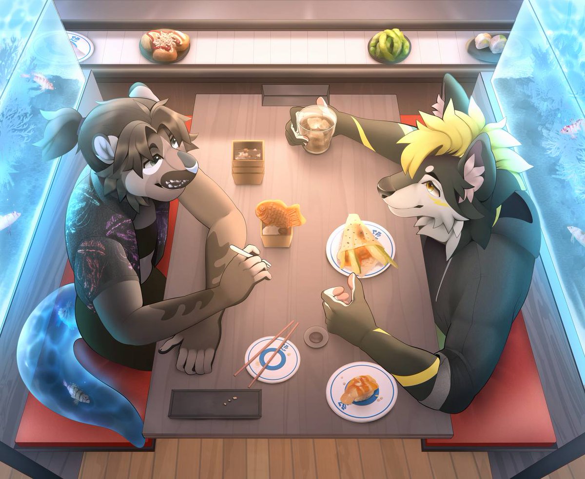 sushi date 💜