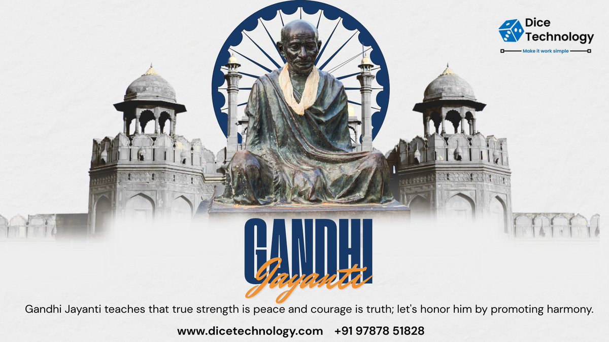 dicetechtrichy's tweet image. 🌸✨ Happy Gandhi Jayanti! ✨🌸
On this special day, let’s remember Bapu’s timeless message —
💙 "Peace is the real strength, Truth is the real courage." 💙
Want the softwares for your business? DM us!
📞97878 51828
🌐 dicetechnology.com
#gandhijayanti2025 #billingsoftware