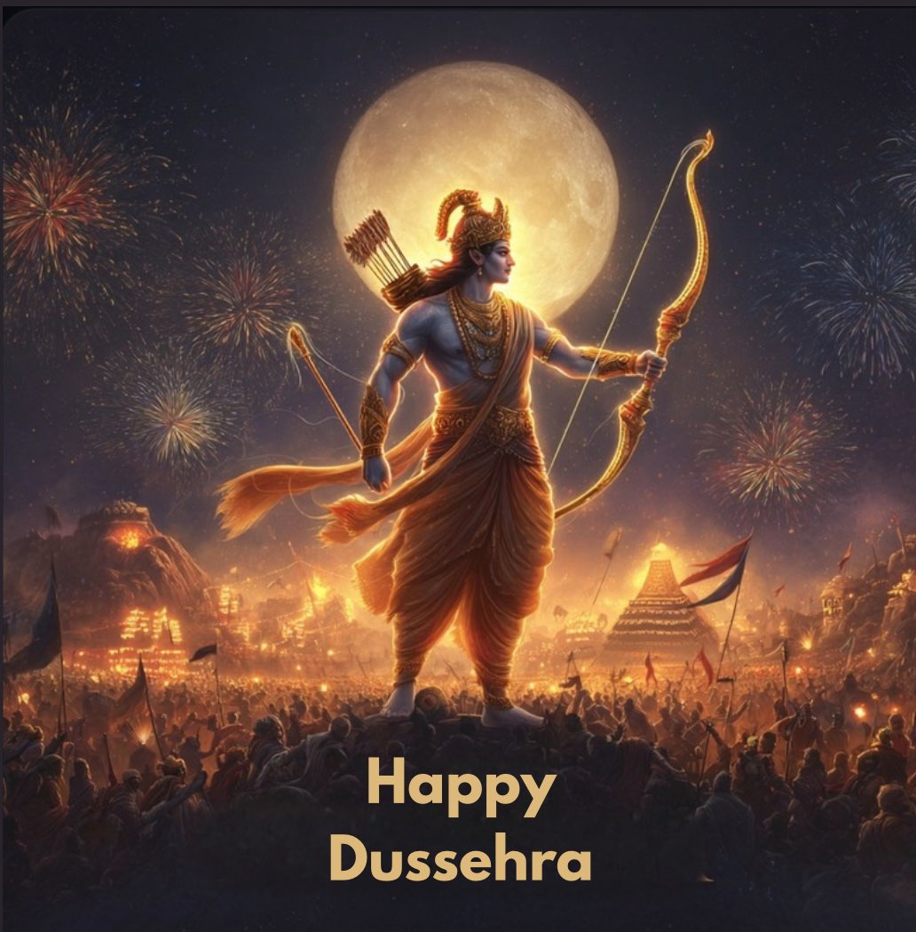This Dussehra, let’s celebrate the triumph of light over darkness and the joy of new beginnings.
Wishing you peace, prosperity, and happiness always. 
Happy Dussehra!