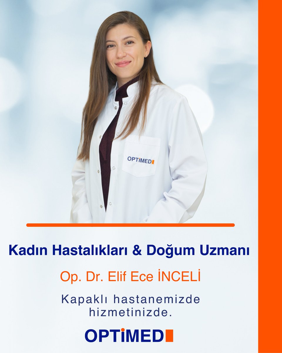 Kadın Hastalıkları &amp; Doğum Uzmanı Op. Dr. Elif Ece İNCELİ, Kapaklı Özel Optimed Hastanesi’nde hasta kabulüne başlamıştır.

#OptimedHastanesi #OptimedSağlıkGrubu #SağlığınızGüvende #KadınHastalıklarıveDoğum #KadınDoğum