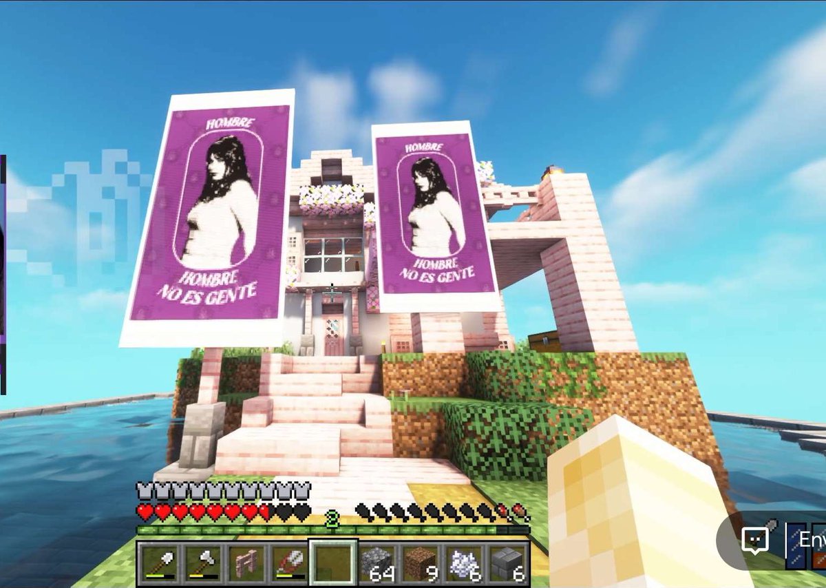 Así se ve mi casita en Obsidyan 😔🤚🏻
Rosada y anti hombres