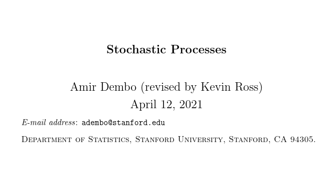Riazi_Cafe_en's tweet image. Stanford "Stochastic Processes" lecture notes
PDF: adembo.su.domains/math-136/nnote…