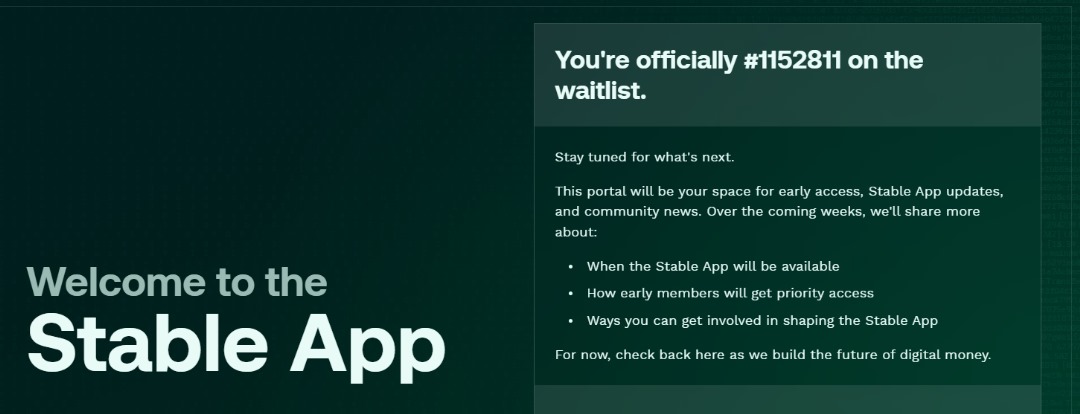 Another day, another alpha.

Stable, a fintech company, has secured $28 million in funding to develop a non-custodial payments app, with Hack-Vc and <a href="/bitfinex/">Bitfinex</a> leading the funding. 

The app aims to provide a user-friendly experience for USDT transactions, potentially increasing