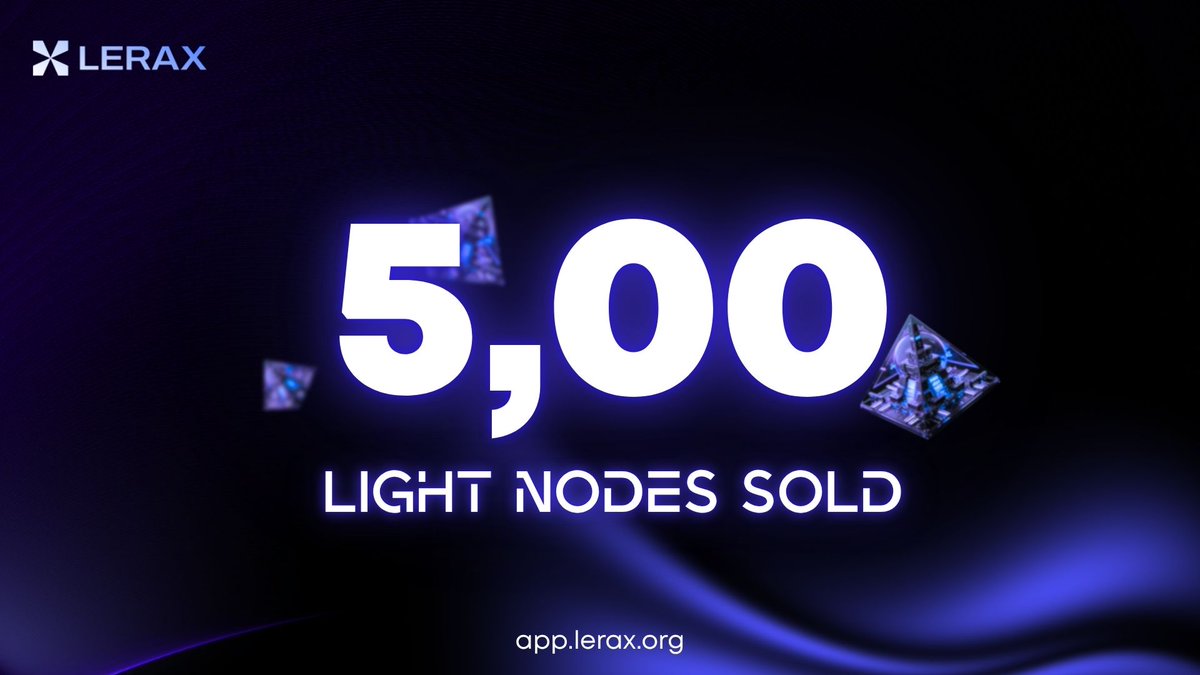 LERAX (mainnet arc) tweet media
