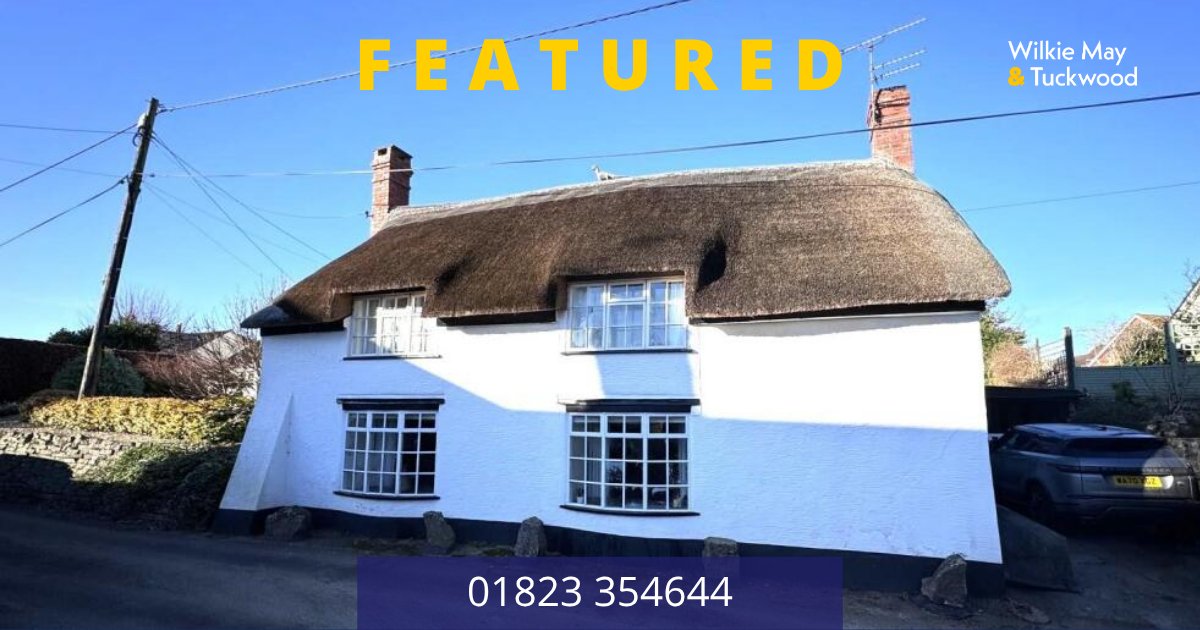 Kate Tebbutt, at our Taunton Lettings Office brings to you this week's featured property - a pet friendly, cosy chocolate-box cottage situated in the small village of Bradford-on-Tone, with easy access to the M5 motorway. 🏡

🏡 rightmove.co.uk/properties/167…
☎️ 01823 354644

#WeDoMore