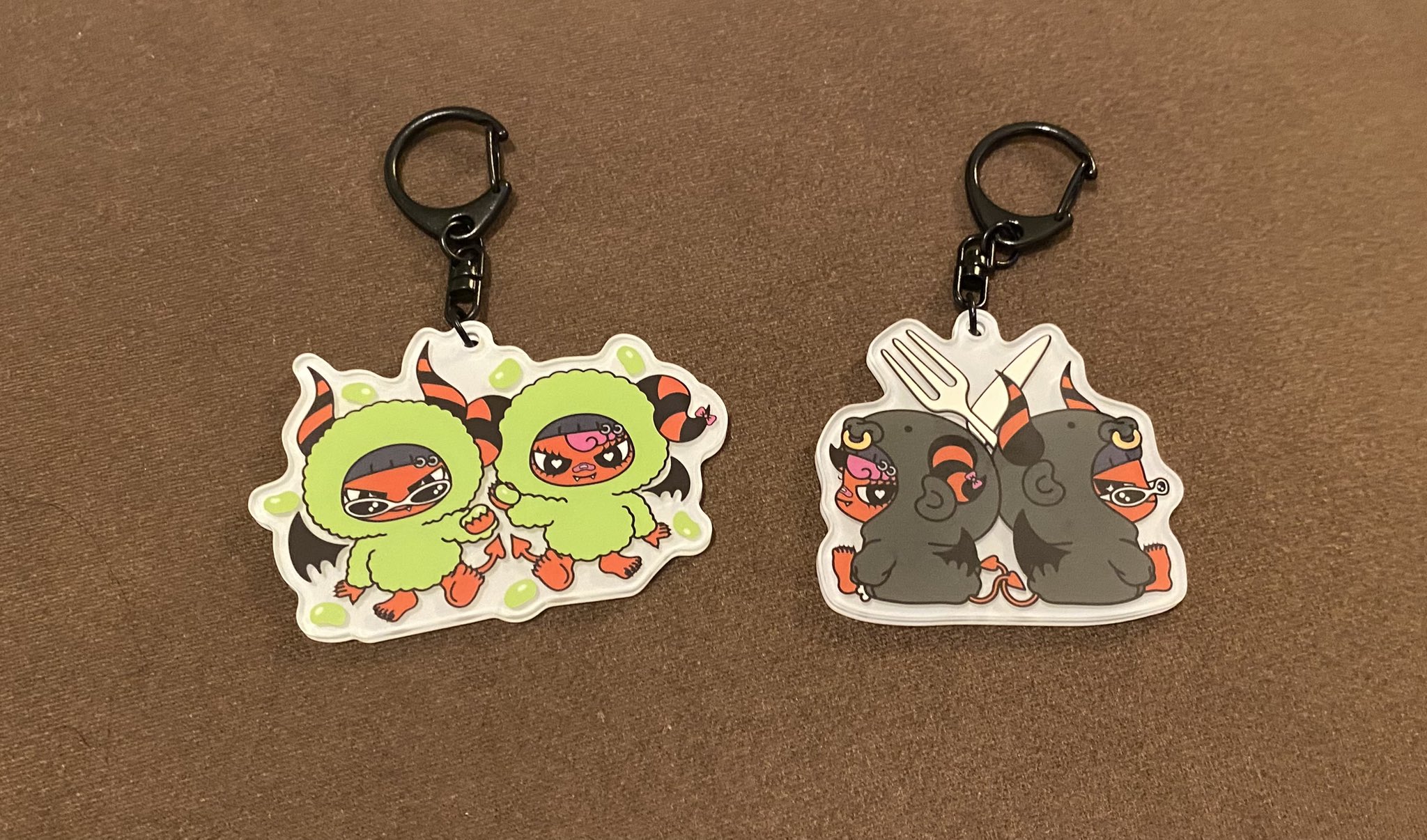 レア　ピンバッジ　アクリルキーホルダー Paradox Live SHOWDOWN チップ風アクリルキーホルダー