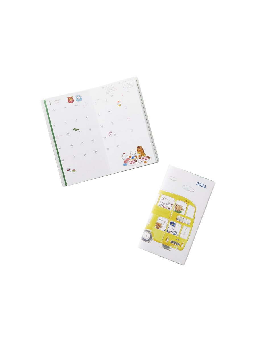 NEW！／ ファミちゃんとなかまたちのスケジュール帳と卓上カレンダーが