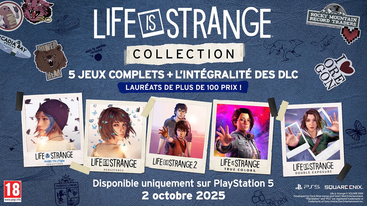 KonixInteract's tweet image. ✨ La &quot;Life is Strange Collection&quot; débarque aujourd’hui, en exclu sur PS5 ! 🎮

Tous les épisodes cultes + DLC réunis pour revivre des histoires où chaque choix compte 💜

Alors, prêts à replonger à Arcadia Bay ? ⚡️

#LifeIsStrange #PS5