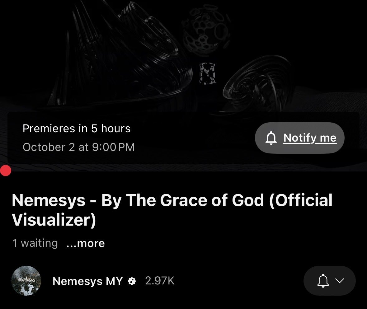 🚨 ANNOUNCING OUR NEW RELEASE! 🚨

By The Grace of God (Official Visualizer) - PREMIERE tonight!

youtu.be/LRos3d6Xwio?si…